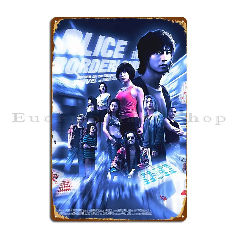 Home Cinema Wall Design - Alice In Borderland Premium Metal Tabela