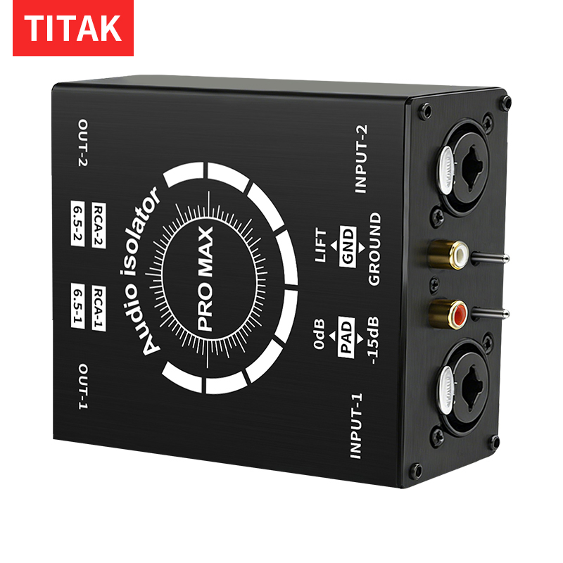 Home Cinema Installation - 3Pin XLR/RCA/TS/TRS Topraklama Döngüsü Gürültü İzolatör