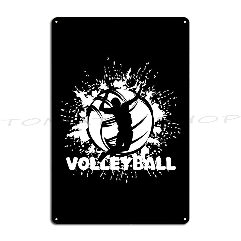 Home Cinema Wall Design - Voleybol Oynayın Oyuncu Kapalı Spor Klasik