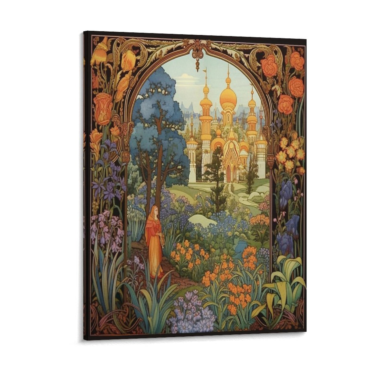 Home Cinema Wall - Vasilisa Baba Yaga Ivan Bilibin Kulübesinde
