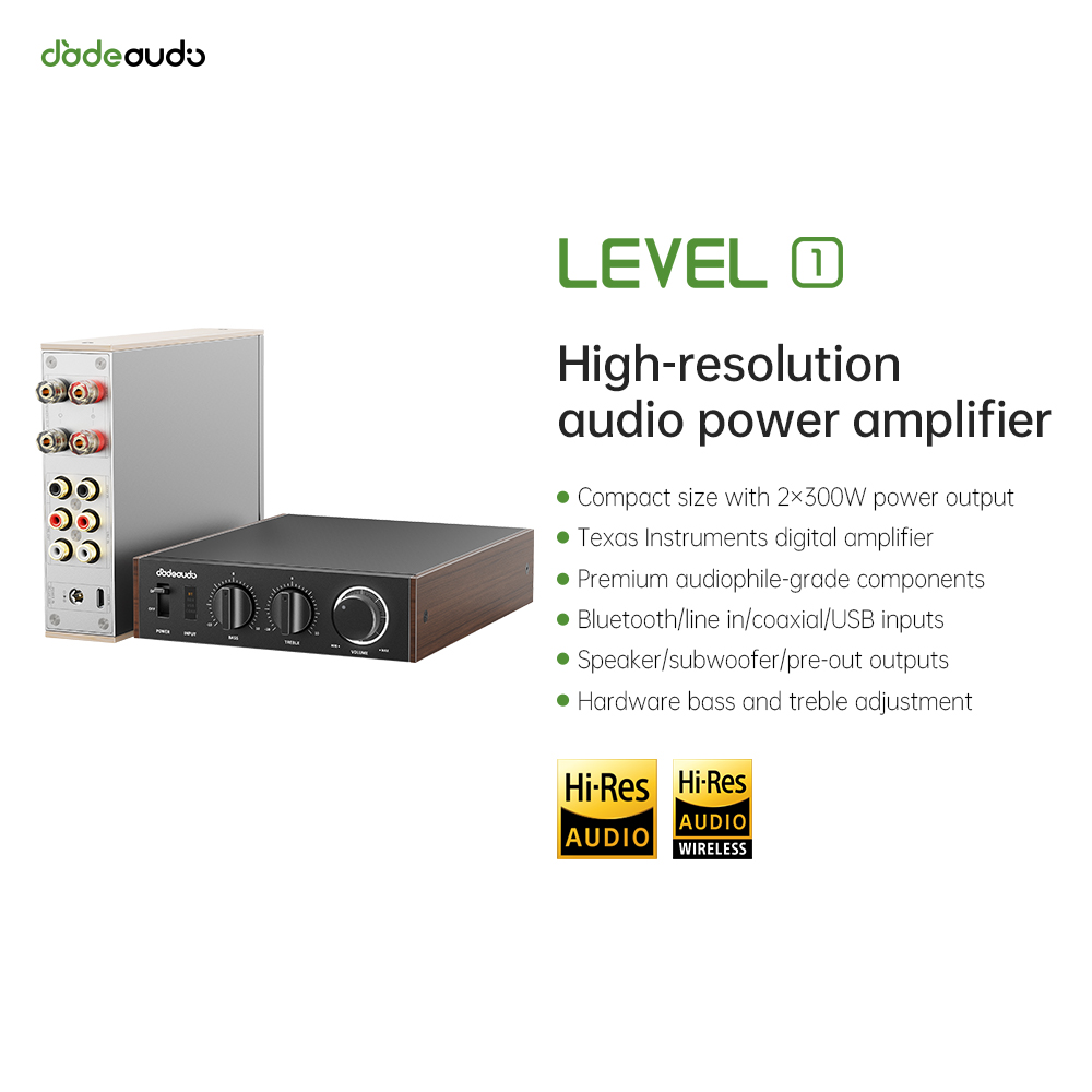 Home Cinema Idea - JadeAudio Seviye 1 Masaüstü HiFi Bluetooth