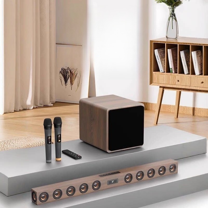Ahşap TV Ses Sistemi Fısıltı D - Home Cinema Karaoke Projector incelemesi ve fiyatı