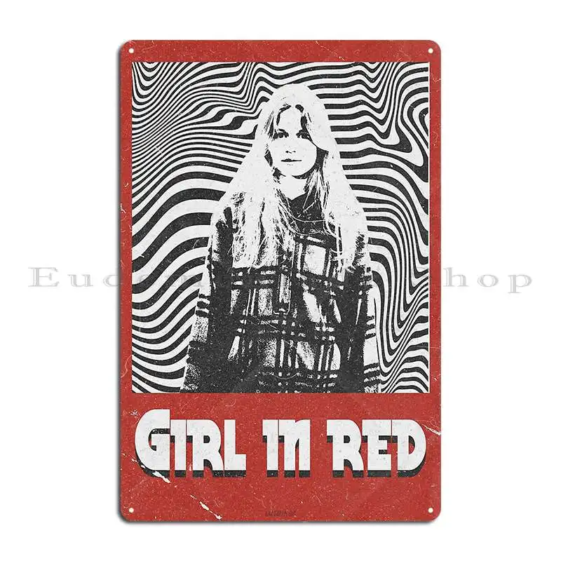 Kırmızı Retro Metal Plakta Kız - Home Cinema Wall Design incelemesi ve fiyatı