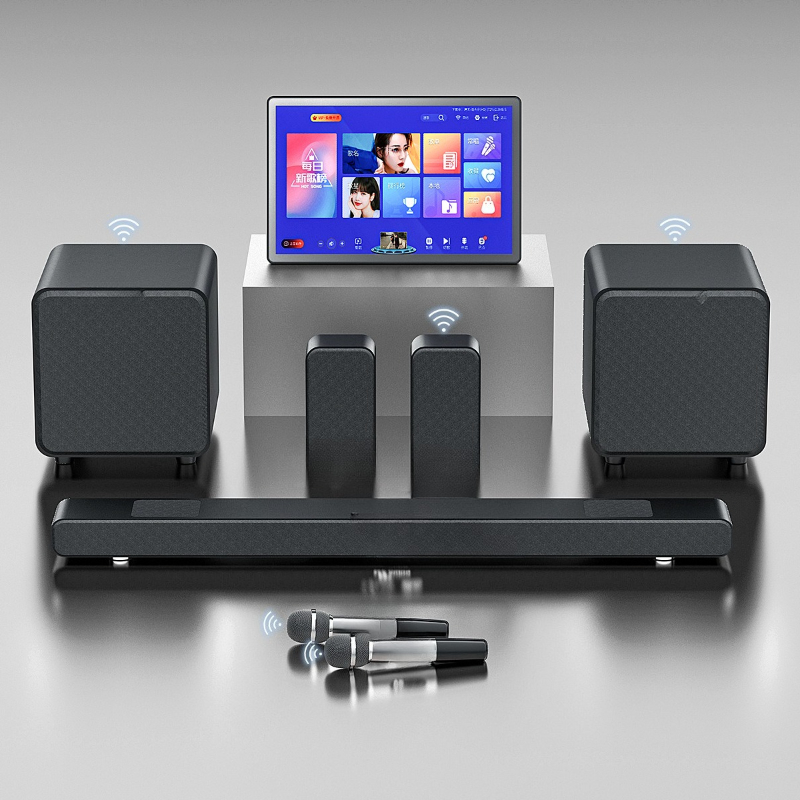 LCD TV, harici stereo, ev sine - Home Cinema Karaoke Projector incelemesi ve fiyatı