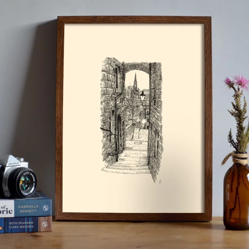 Vintage Edinburgh Kalesi Kalem - Home Cinema Wall incelemesi ve fiyatı